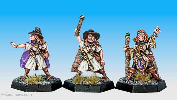 ADD11 Female Magic User - low, Mid & High Levels