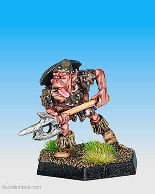 ADD53 Orc with Battle Axe D