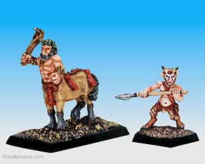 ADD83 Centaur & Satyr
