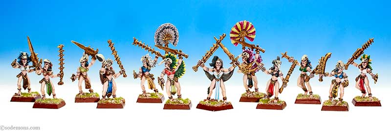 Mordheim (Lustria) Amazon Warband