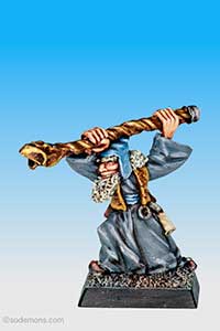 Wizard with Magic Staff