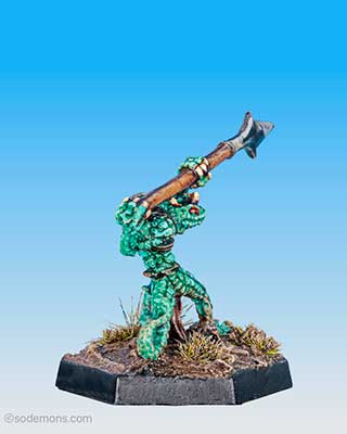 Warrior with Thrusting Spear