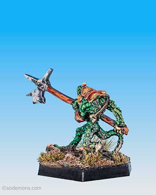 Warrior with Halberd