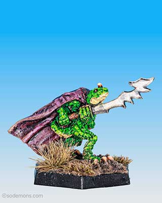 Warrior with Serrated Katana