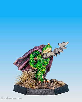 Warrior with Serrated Katana