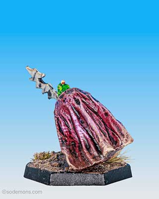 Warrior with Serrated Katana