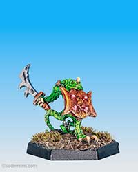 Warrior with Hooked Sword