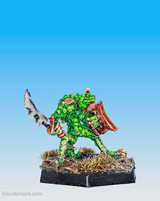 Warrior with Hooked Sword