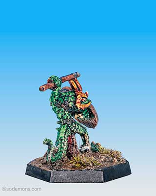 Warrior with Throwing Spear