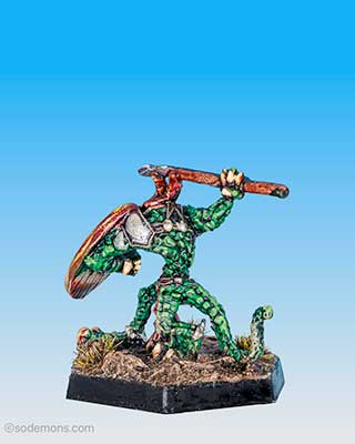 Warrior with Throwing Spear