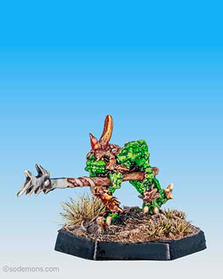 Warrior with Gutting Pole