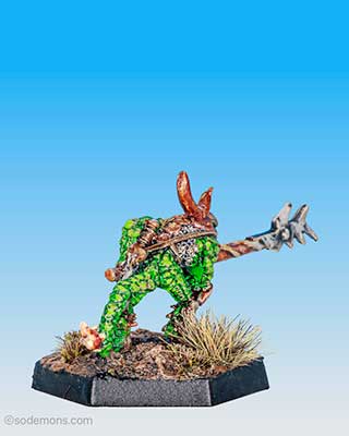 Warrior with Gutting Pole