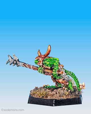 Warrior with Gutting Pole