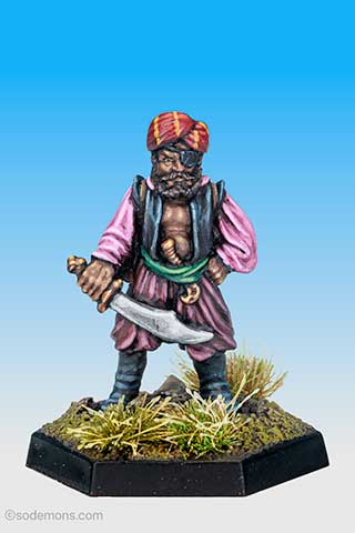 C1-27 Turbanned Thief with Scimitar