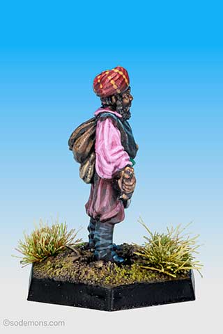 C1-27 Turbanned Thief with Scimitar