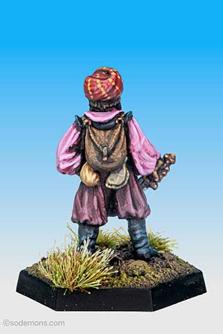 C1-27 Turbanned Thief with Scimitar