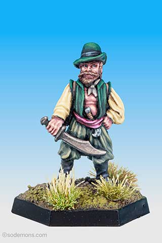 C1-28 Thief with Scimitar