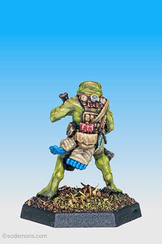 Tribesman with Blowpipe