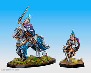 C33 Elf Hero Mounted and on Foot