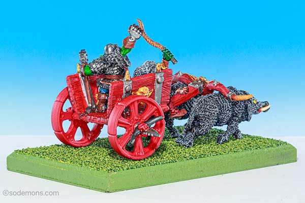 Marauder MB6 Orc Battle Chariot (with Boar and Crusha Wheels)