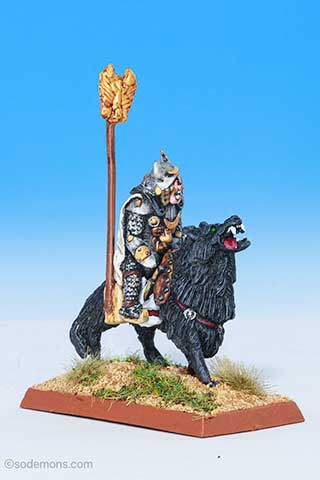 CM22A - Orc General On Giant Warwolf 