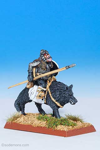 CM22 - Orc On Giant Warwolf A