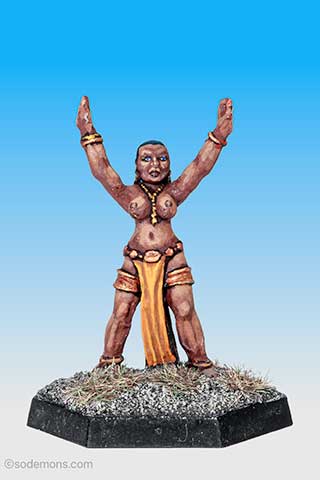 Amazon High Priestess casting Spell