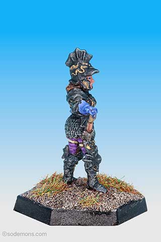 Female Cleric in Ornate Armour