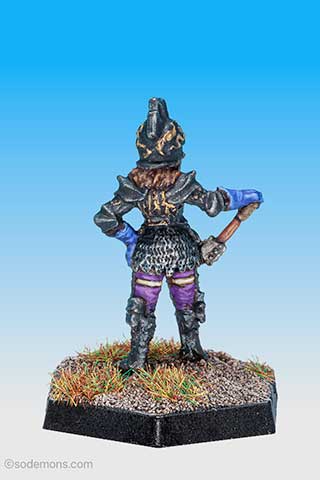 Female Cleric in Ornate Armour