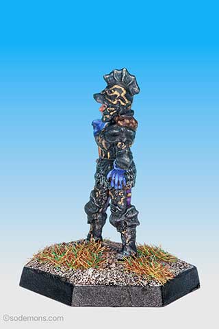 Female Cleric in Ornate Armour