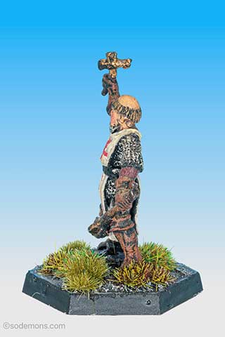 Cleric with Cross and Mace