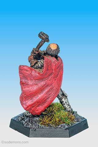 Cleric Swinging Hammer