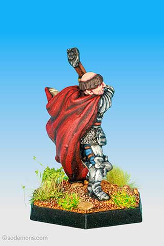 Cleric Swinging Hammer