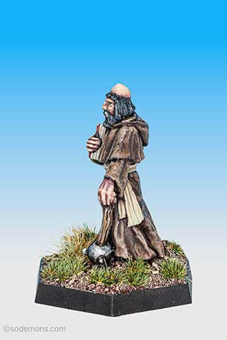 Friar with Mace and Book