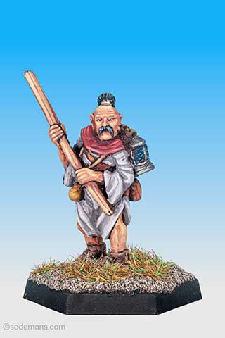 Monk with Staff