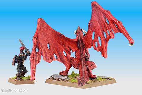 DRAG4 Great Fire Dragon & Knightly Hero