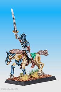 DRAG7: Helmeted Rider with Sword