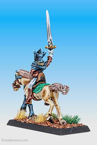 DRAG7: Helmeted Rider with Sword