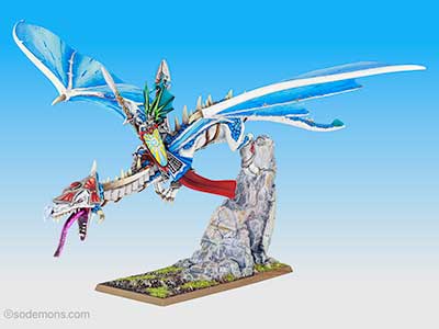 High Elf Lord on Dragon