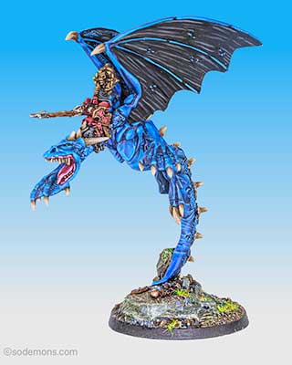 Chaos Champion on Chaos Dragon (WM)