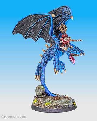 Chaos Champion on Chaos Dragon (WM)