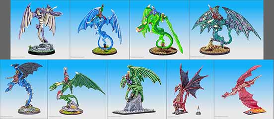 10mm: Warmaster & Battle of the Five Armies Dragons