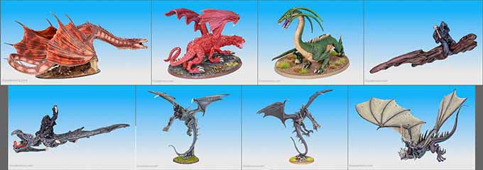Lord of the Rings / The Hobbit Dragons & Fellbeasts