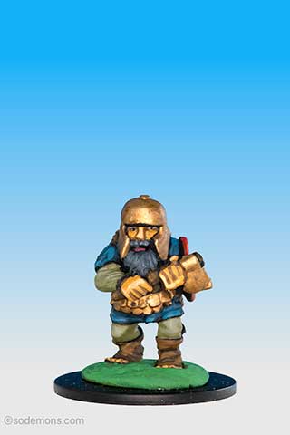 Runequest Dwarf Adventurer