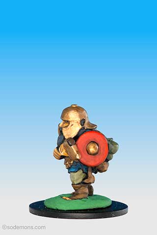 Runequest Dwarf Adventurer