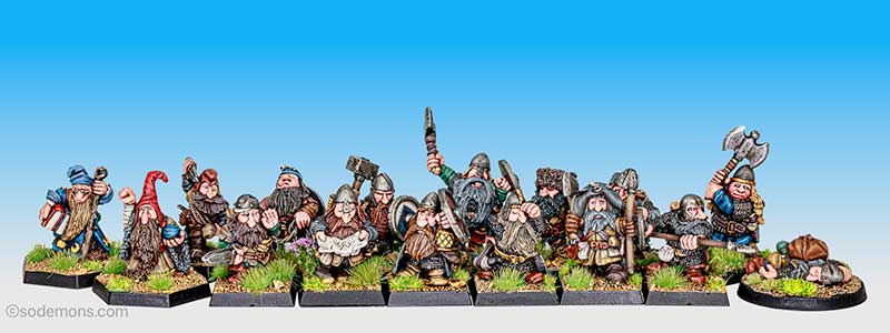 D4 Dwarf Adventurers - White Dwarf 85
