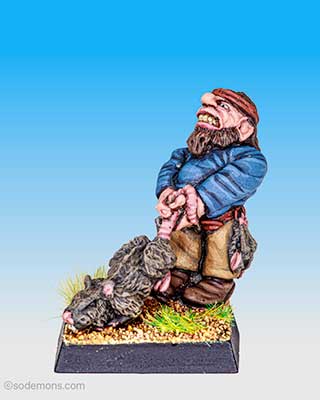 074308/01 Rat Catcher (D6 Villager Ratcatcher)