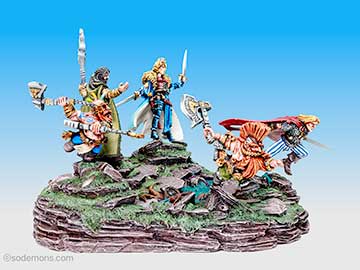 Black Library Diorama - Gotrek and Friends