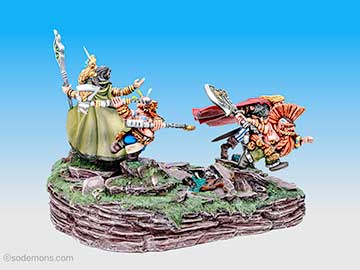 Black Library Diorama - Gotrek and Friends