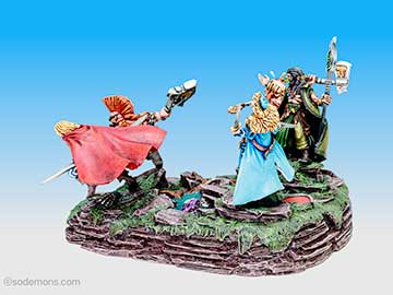 Black Library Diorama - Gotrek and Friends